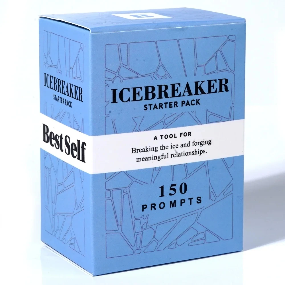 Icebreaker Deeper BestSelf Talk Game Deck，Intimacy Conversation Starter Deck, Powerful Tool，Strengthen Relationships Card Game