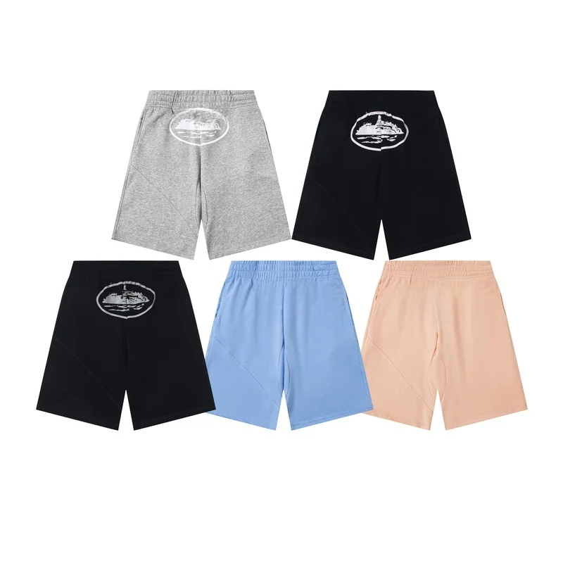 Classico cotone di base orts Street Sle Versatile Casual Vita alta Estate orts Gioventù Energia Gamba dritta Vestibilità Colore