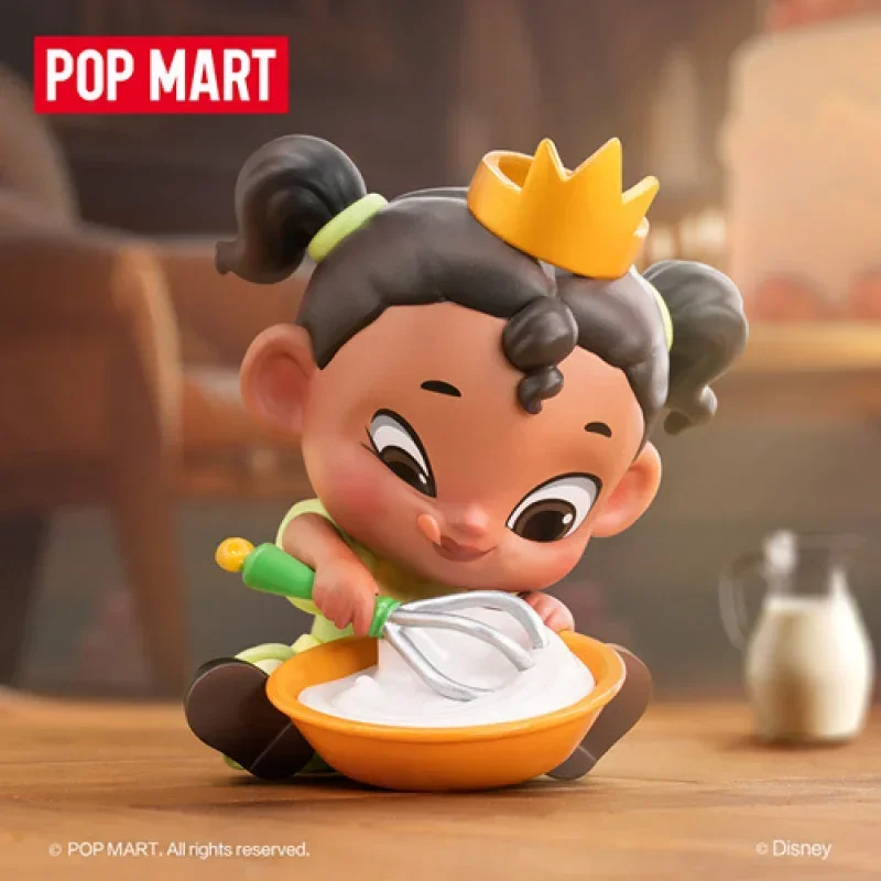 Pop mart disney 100 aniversário princesa infância série caixa cega caixa misteriosa acho saco brinquedo boneca anime figura ornamentos de mesa