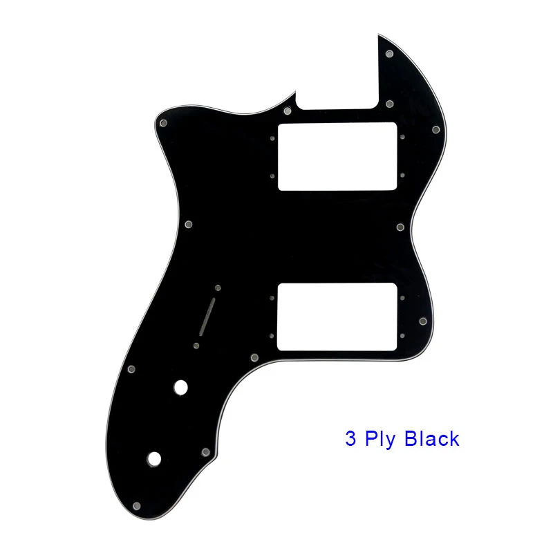 Xinyue For US Left Handed 13 Holes Classic Series 72 Telecaster Tele Thinline Guitar Pickguard With Wide Range Humbucker Pickups