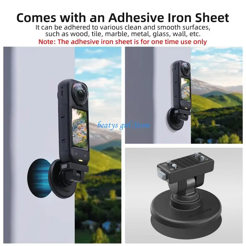 

C7AB Universal 180Degree Rotatable Mount For X4 Air Cameras With Standard 1/4Inch Thread Hole For Accessories