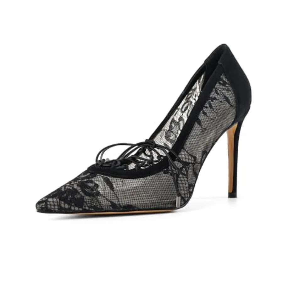 

Women's Pumps Pointed Toe Heels Sexy Mesh Pumps High Stiletto Heels Party Homecoming Evening Wedding Shoes