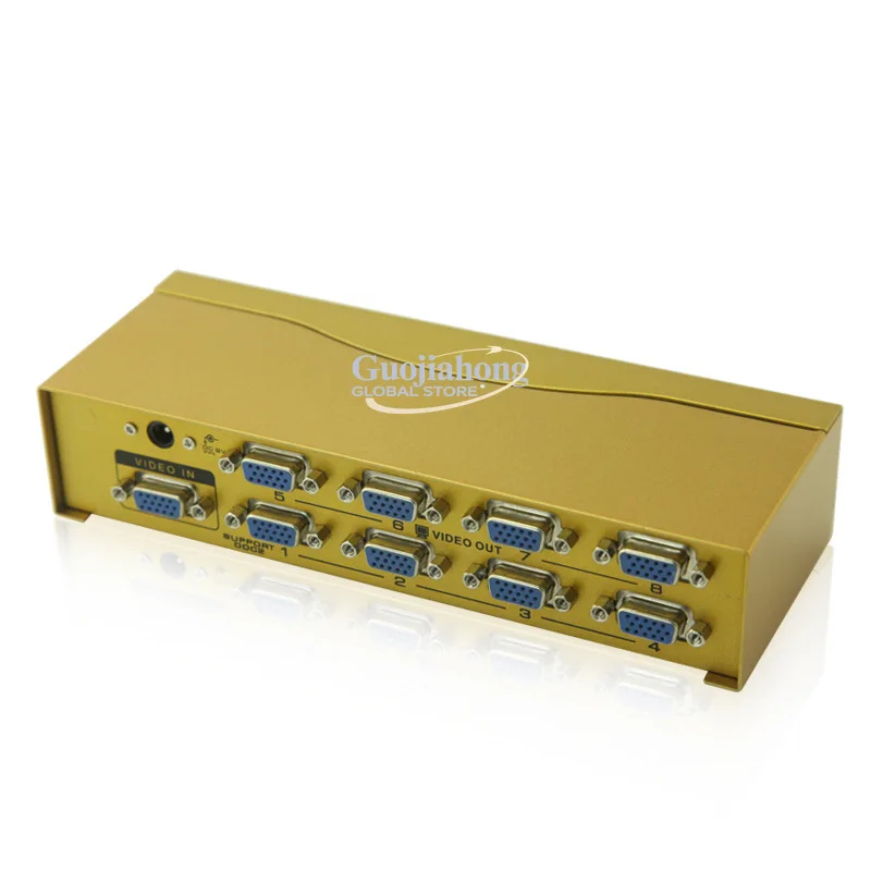 

eKL-H608 VGA splitter 1 minute 8 splitter frequency splitter h&igh-resolution video computer