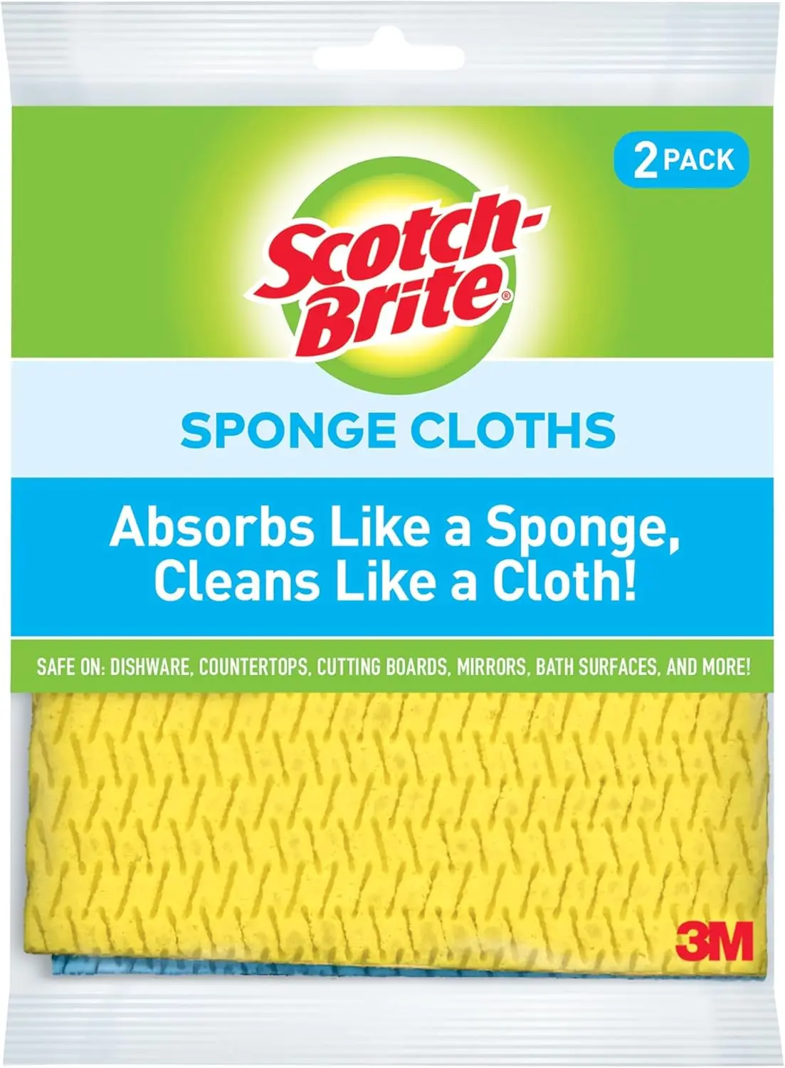 

Sponge Cloth, Swedish Dish Cloths, Reusable Alternative to Paper Towels, 24 Sponge Cloths