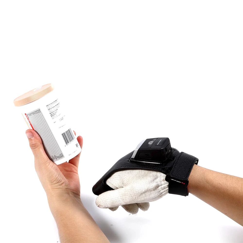 Wearable Armband Glove Barcode Scanner USB Hand-Free 100times/s Scan Speed 2-Year Warranty for Android/iOS/Windows
