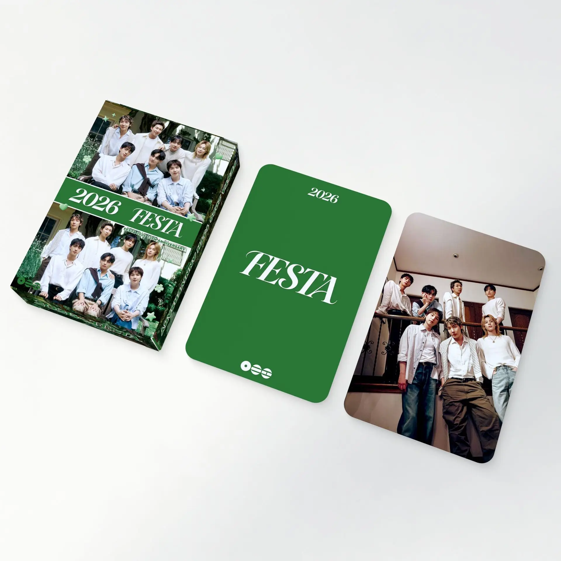 2026 New 55Pcs BTS FESTA 13th Anniversary Lomo Cards Kpop HD Photo Cards Boxed Photocard Collection Fans Gift