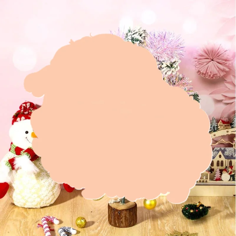 Tinsel Garland Decoration - 2M Pink Tinsel Garland Shiny Metallic