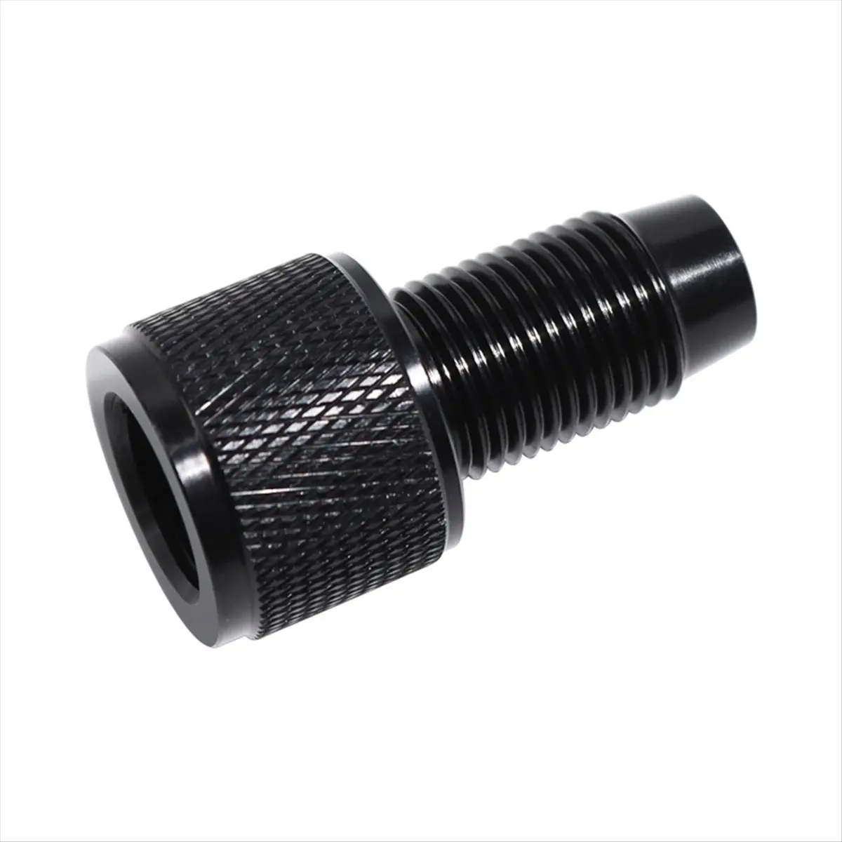 AA19 12g CO2 Converter Adapter M16x1.5 Threads CO2 Saver Adapter for 88G 90G CO2 Saver Adapter Black