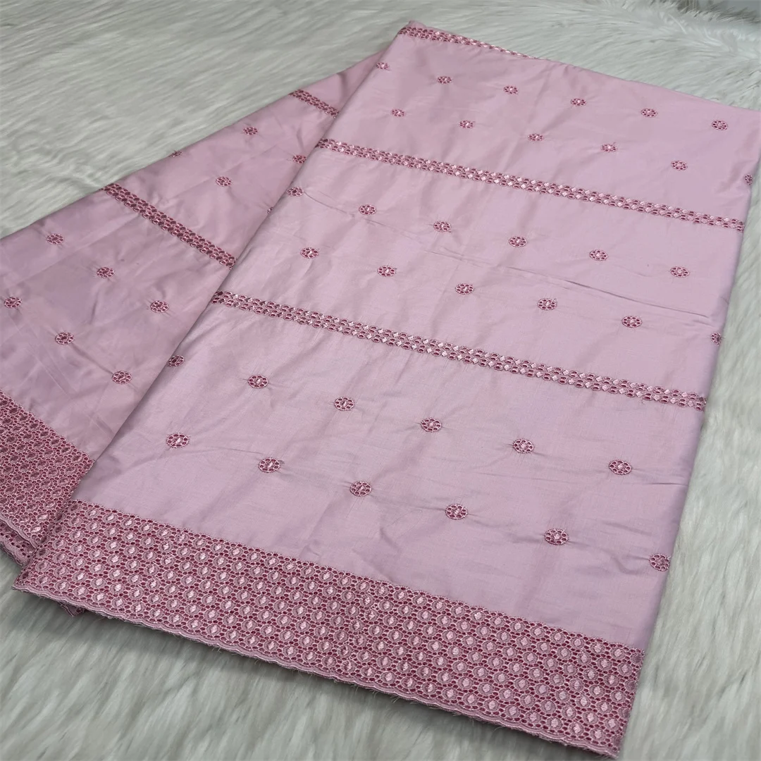 

Nigerian Cotton Swiss Lace In Switzerland African Lace Fabric Embroidery Stones For Diy Sew Men's fabric High Quality 5Yards