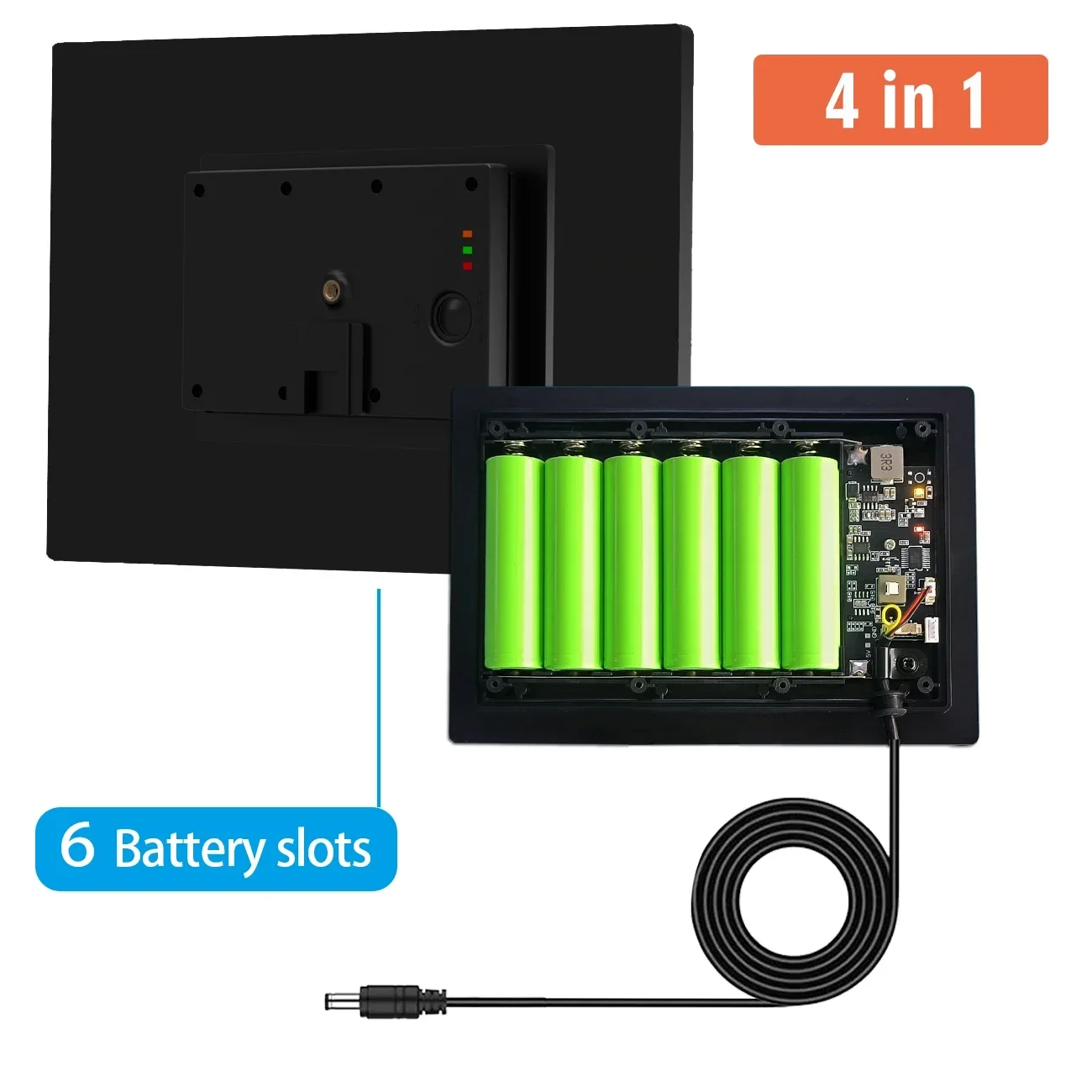 Panel słoneczny 25W z kontrolerem ładowania MPPT Wyjście 5V 12V Zasilany bateryjnie 18650 Wodoodporna lampa LED do routera 3G CPE 4G WiFi — zdjęcie produktu 2