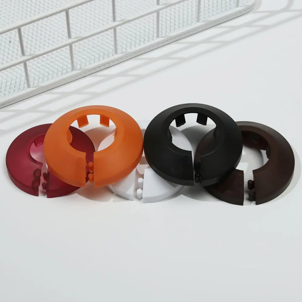 1Pc Plastic Wall Hole Pipe Collars Cover Shower Faucet Angle Valve Pipe Plug Decoration Cover Kitchen Bathroom Faucet Accessory