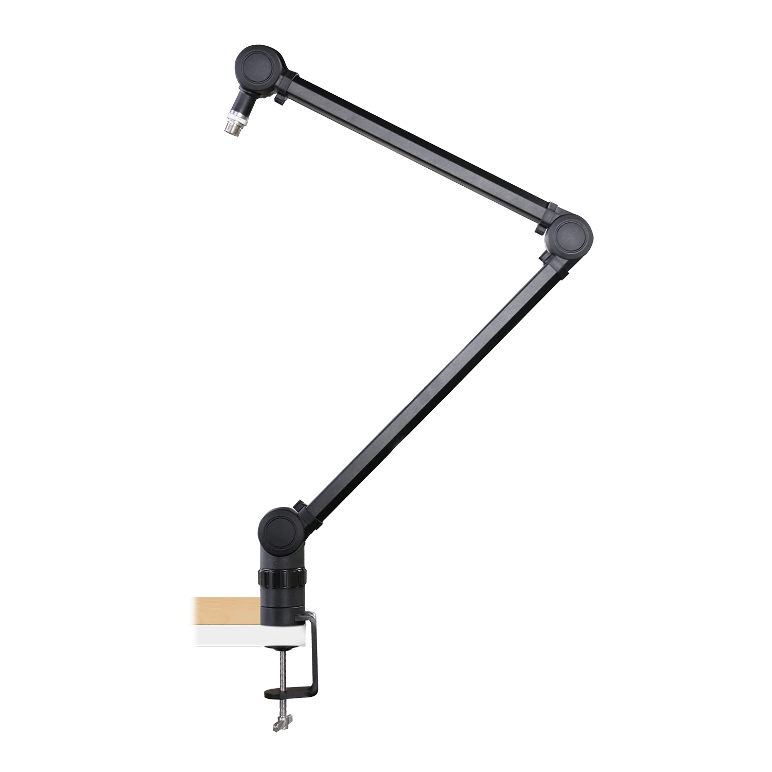 Accuracy Pro Audio MS166 Mic Stand Professional Aluminium Desk Mounted Broadcast Boom Arm Microphone Mic Stand