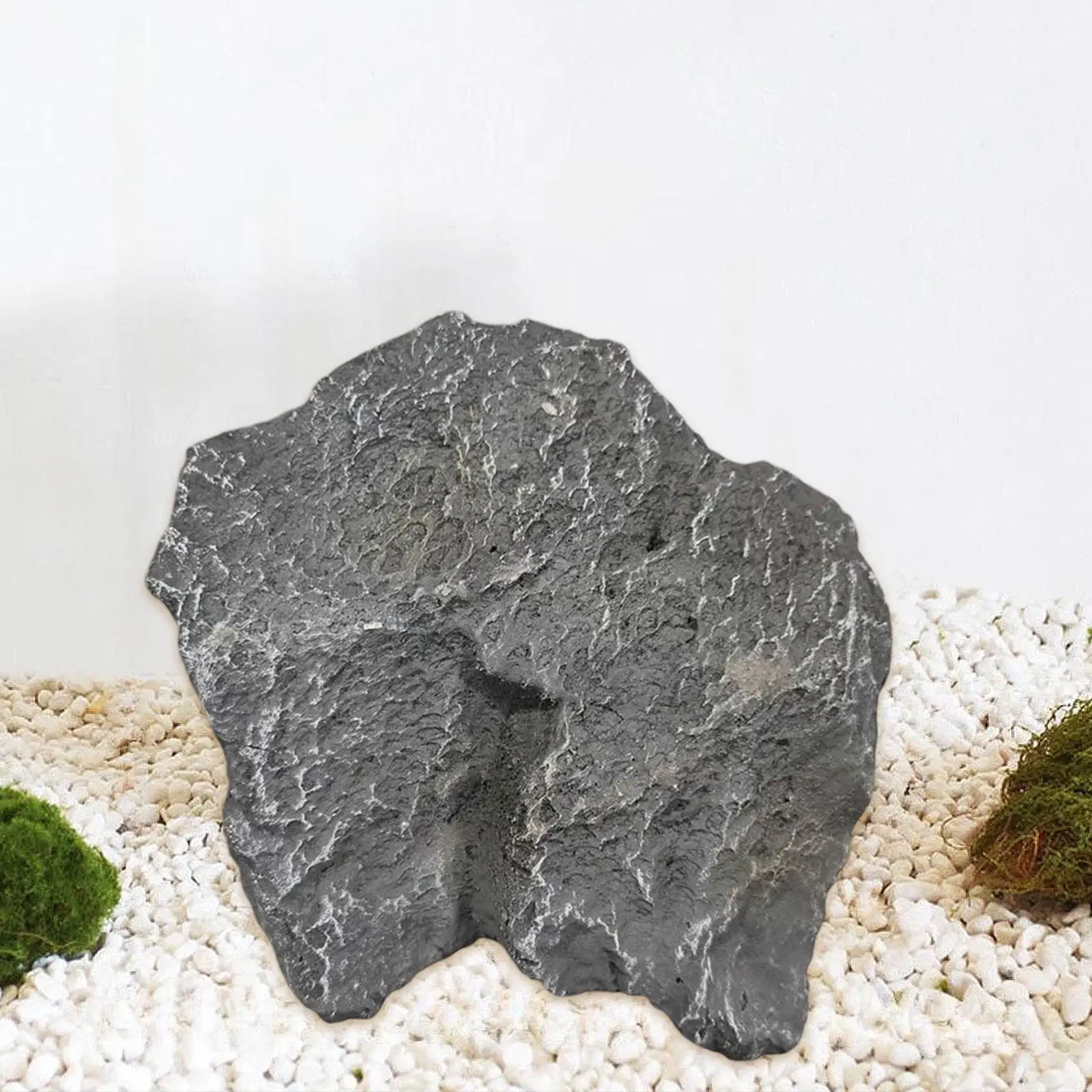 Decorative PU Faux Rock Natural Texture Stone for Landscaping Yard Garden Hotel Versatile Use