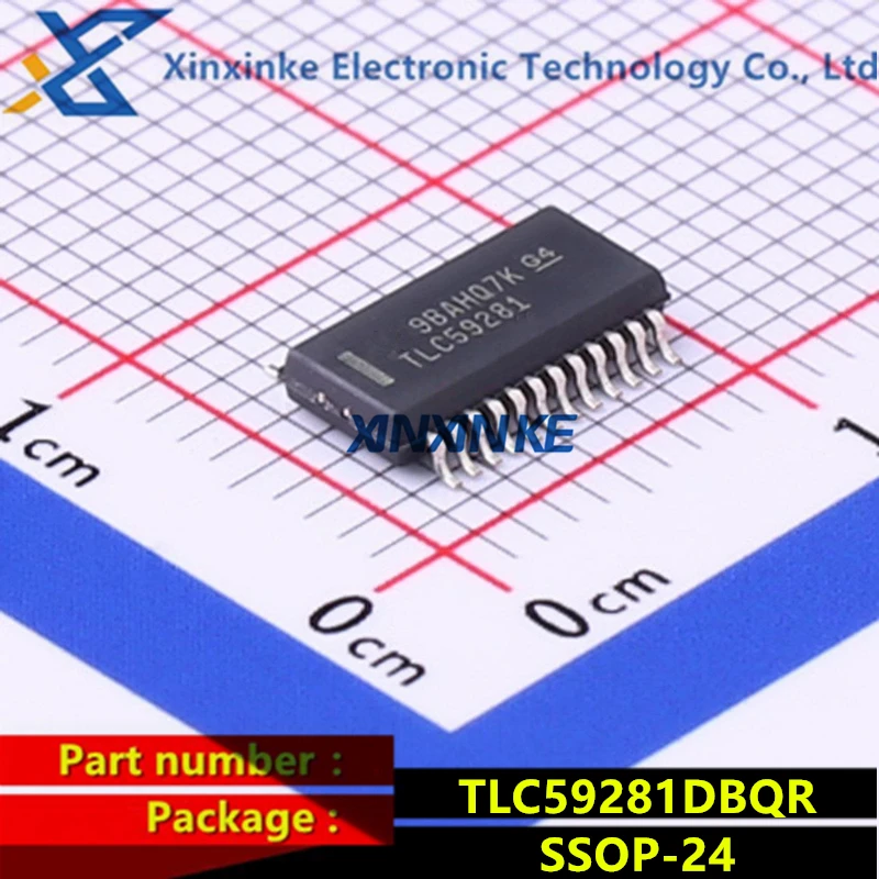 TLC59281DBQR TLC59281 SSOP-24 LED Lighting Drivers 16-Channel Constant Current LED Driver Chip Brand New Original