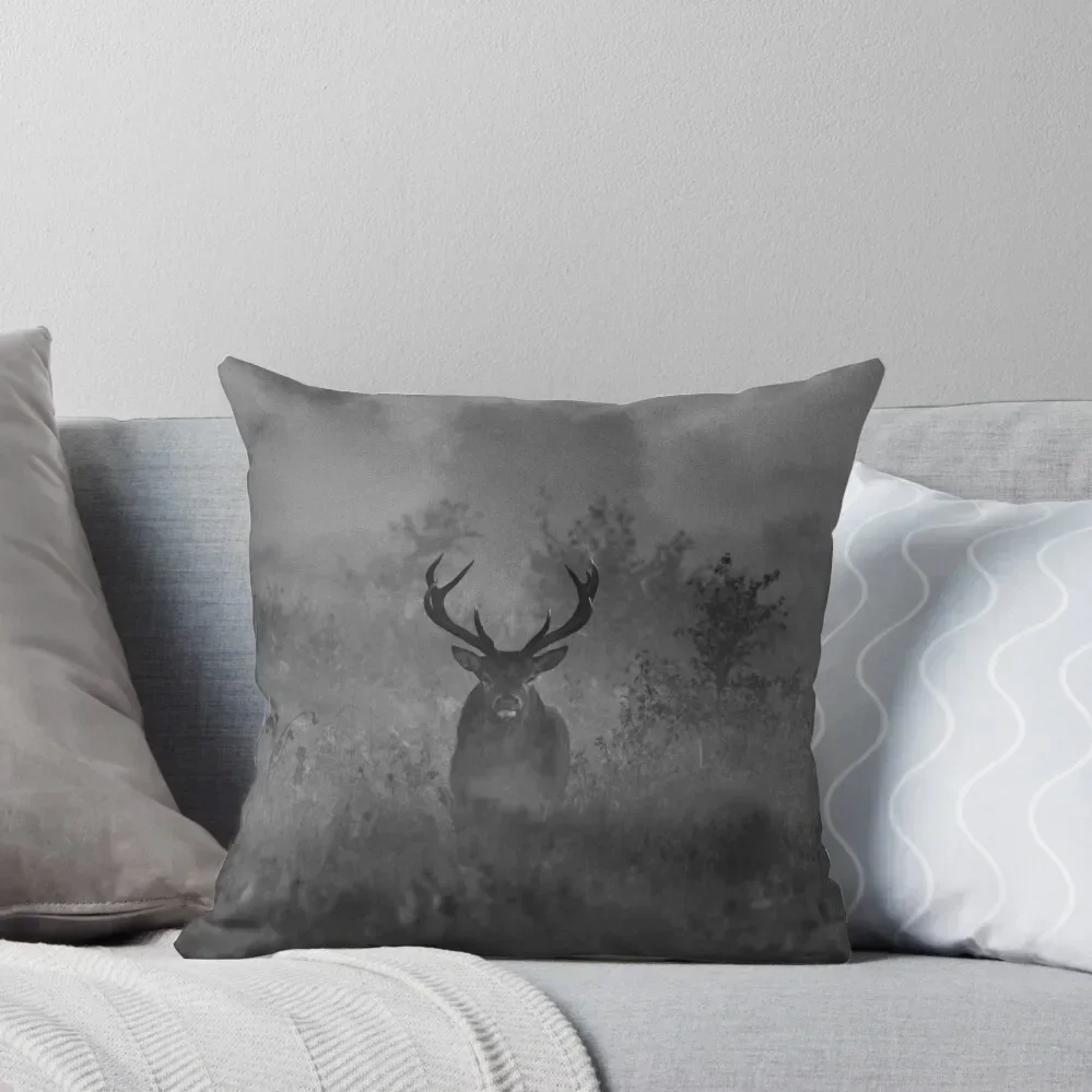 

A Deer In The Mist Throw Pillow christmas decorations 2025 Cushions For Children Pillowcases For Pillows home decor items pillow