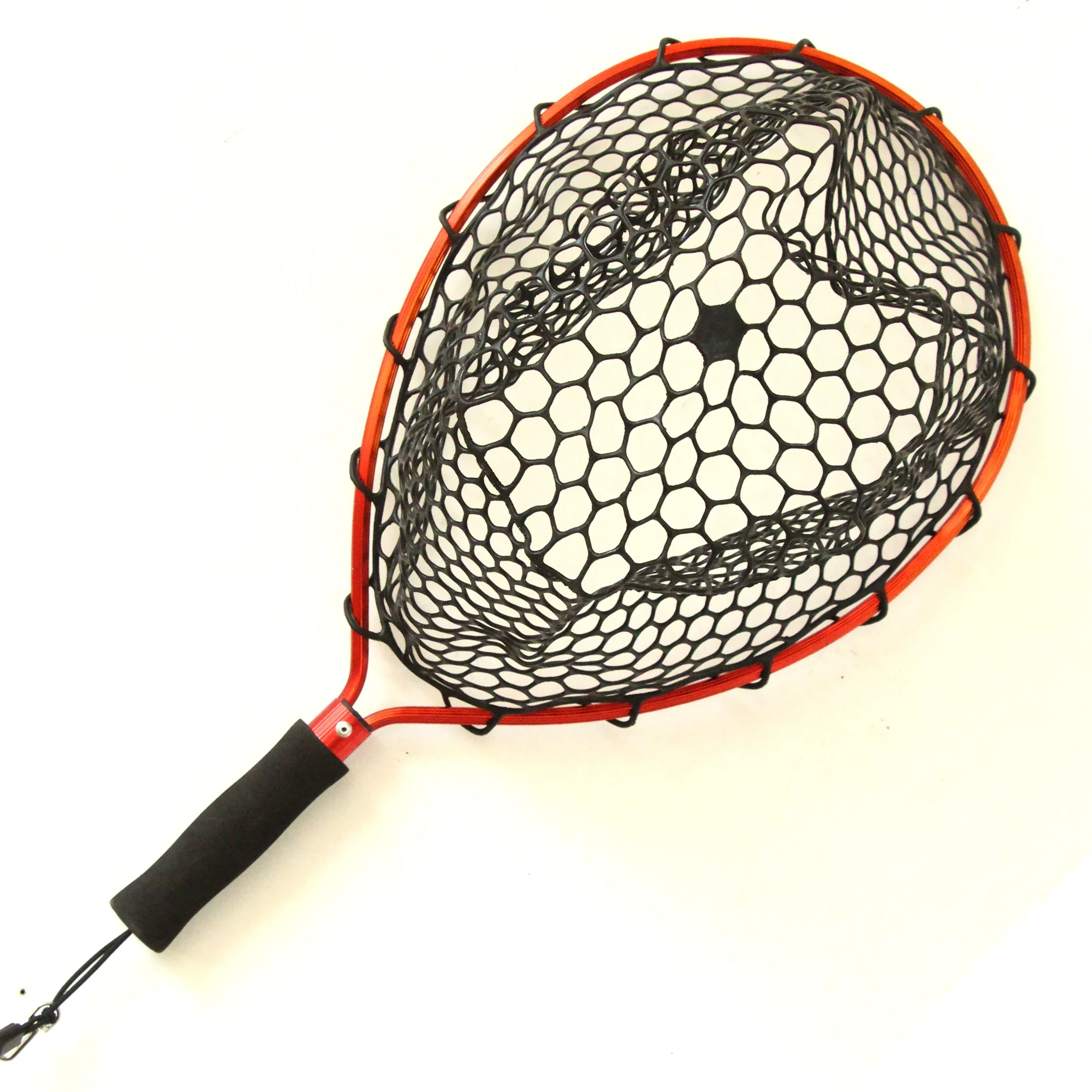 

Plastic Handle Net Mesh 15mm Rubber Sinking Coating Fishing Landing Net