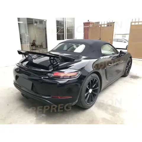 12 best sales porsche cayman 987 rear spoiler - №10