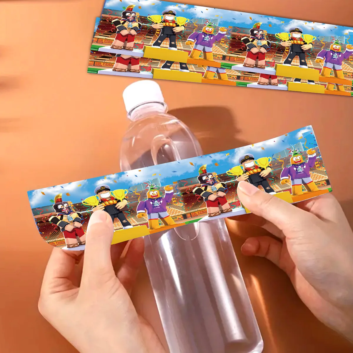 Roboter Junge Geburtstag Party Thema Dekor Geschirr Set Roblox Poster Kuchen Topper Ballon Notizblock Platte Tasse Hintergrund Party Liefert