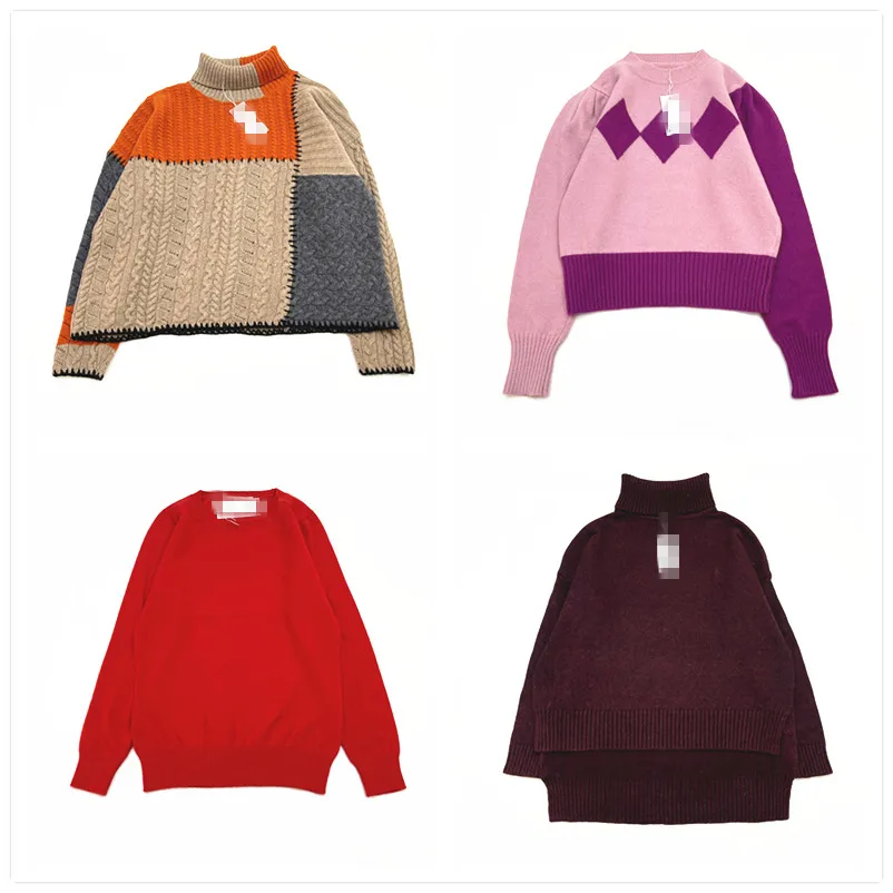 

Warm Casual Fair Isle Knit Sweater Vintage Candy Color Twist Autumn Winter Outerwear for Women Faion Ladies' Knitwear