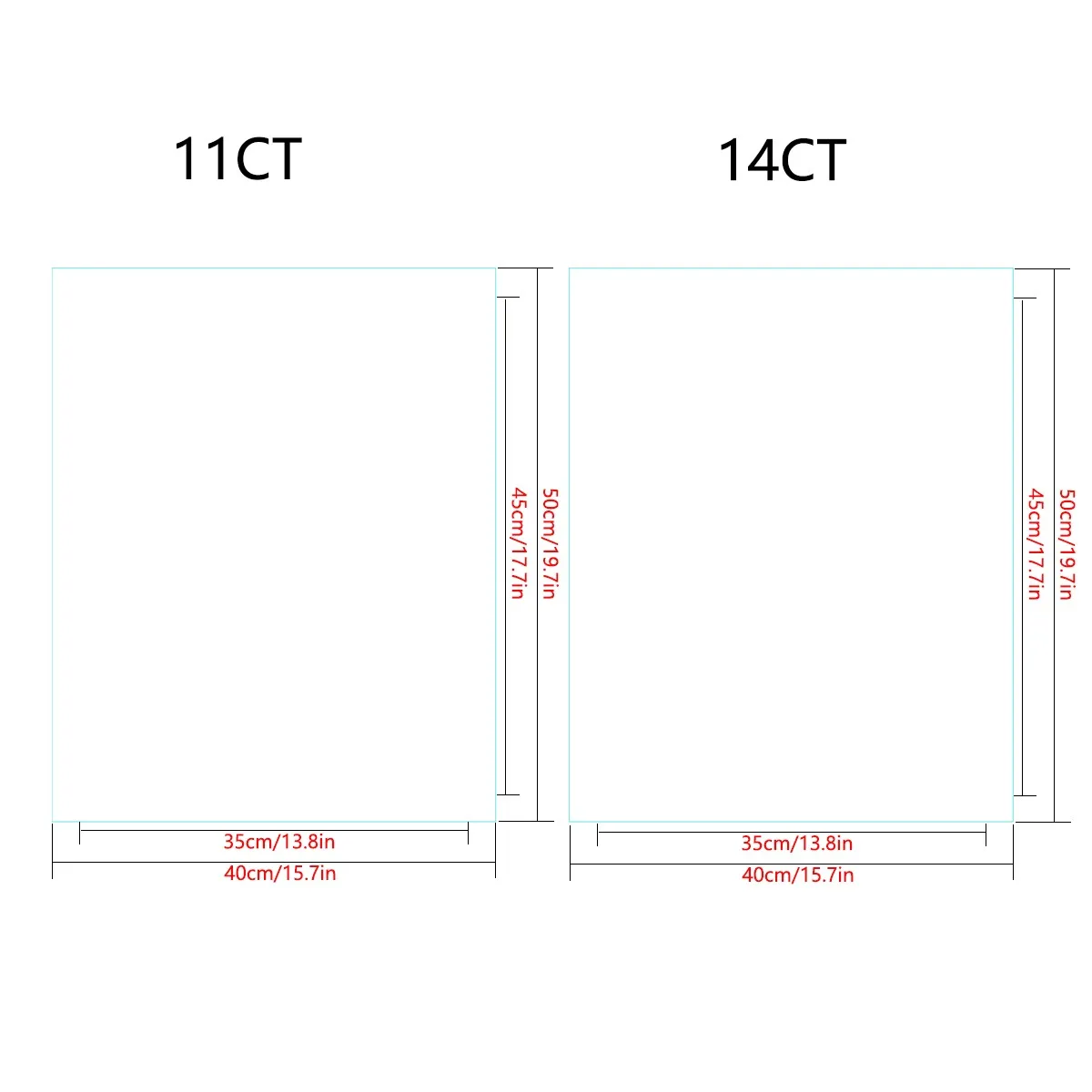 1pc 40X50CM/15.74*19.7inch Flower Stamped Cross Stitch Kit DIY Kit 11CT/14CT DIY Embroidered Set DIY Cross-Stitch Set Joy Sunday view 3