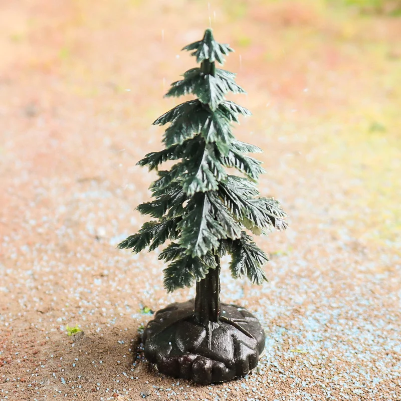 10/20/40 stücke Modell Weihnachtsbäume Miniatur Landschaft Bäume Wald Zug Eisenbahn Krieg Spiel Layout DIY Landschaft Weihnachten Dekor