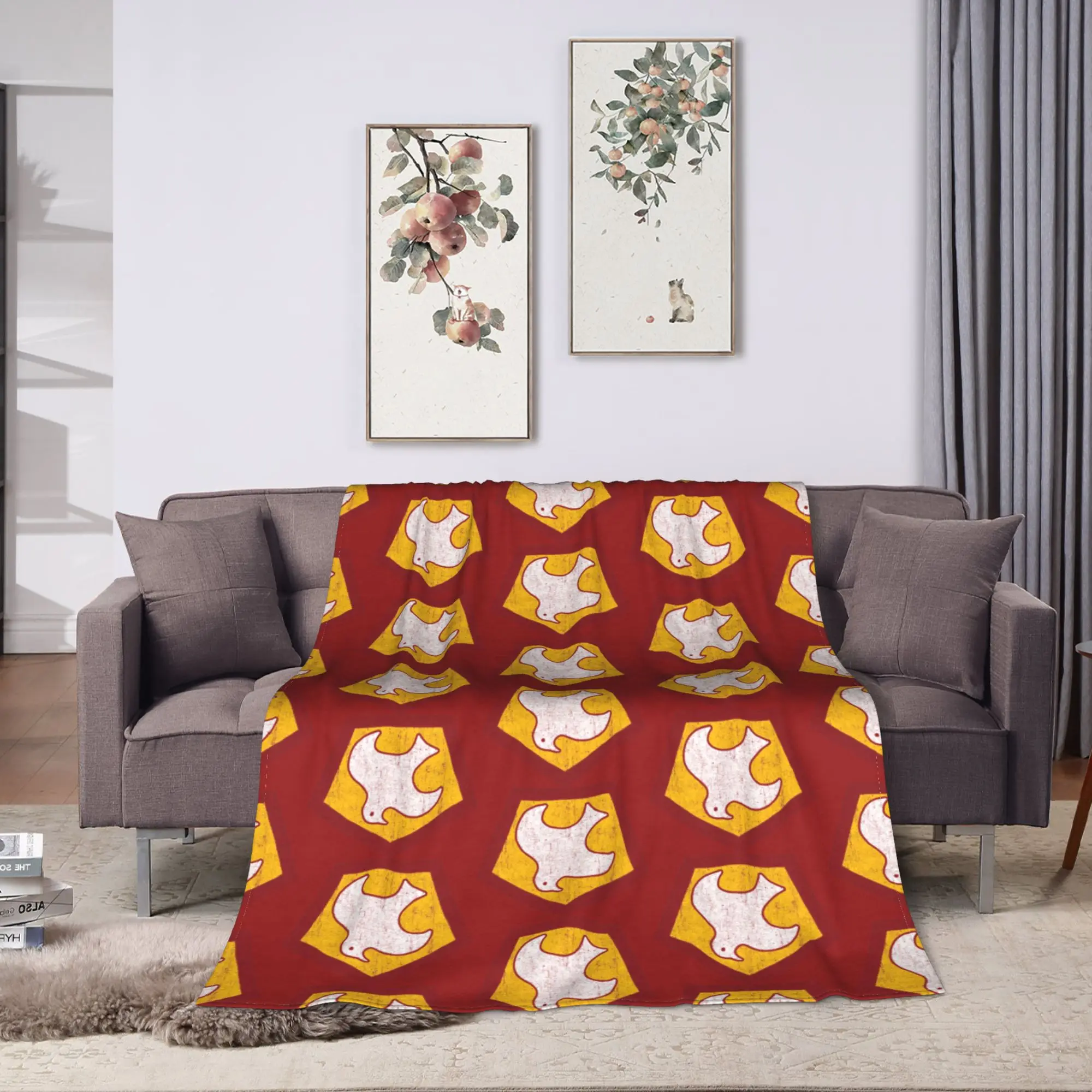 Peacemakers بطانية قطيفة للأطفال رمز الفانيلا رمي بطانية لغرفة النوم تصميم دافئ ناعم جودة المفرش هدية #2