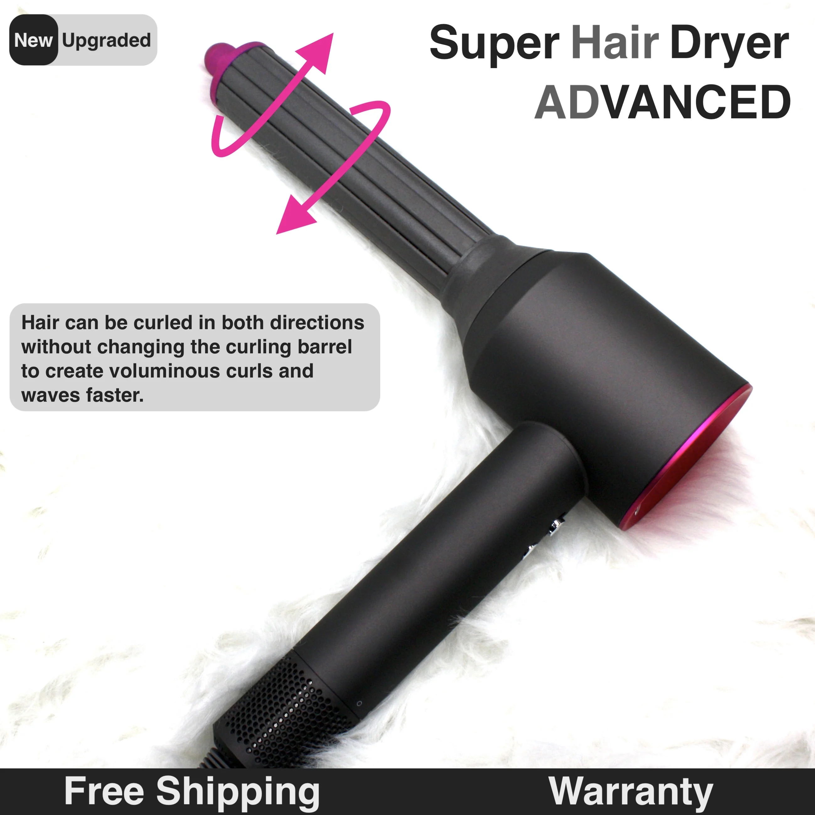 

New Curling Nozzle For Hair Dryer Attachment Curling Nozzle For Super Hair Dryer Attachments