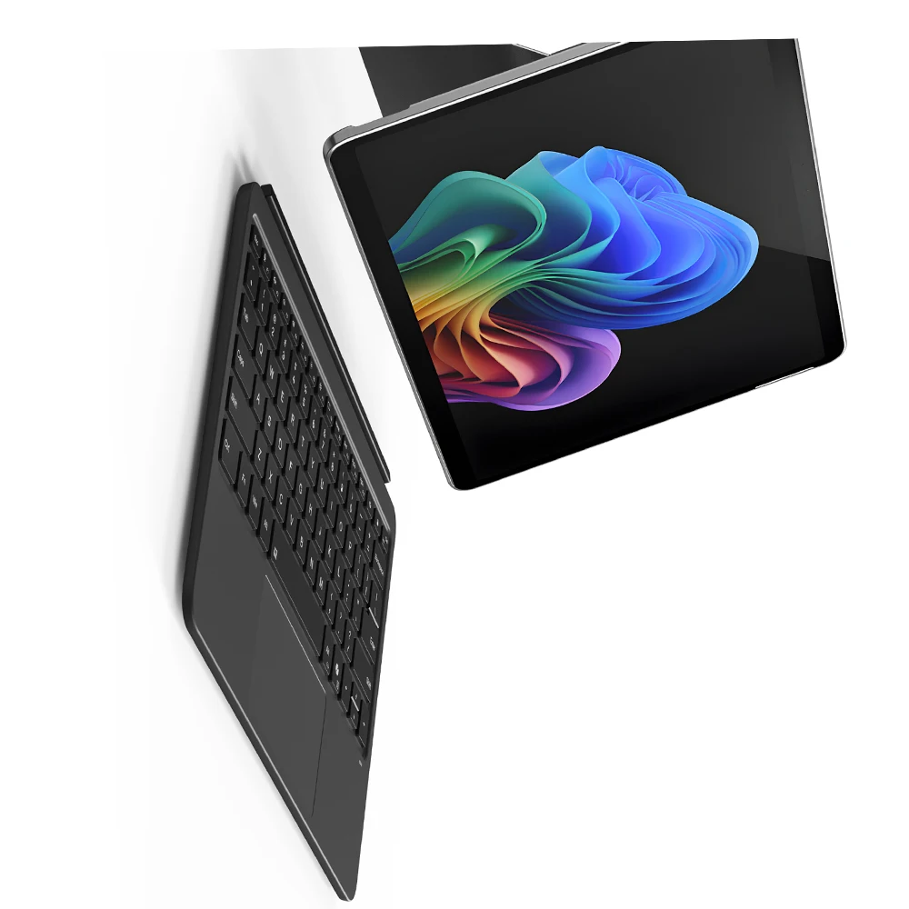 

Type Cover for Microsoft Surface Pro 12,Ultra-Slim Portable BT Wireless Keyboard Rainbow Backlit with Touchpad Tablet Keyboard