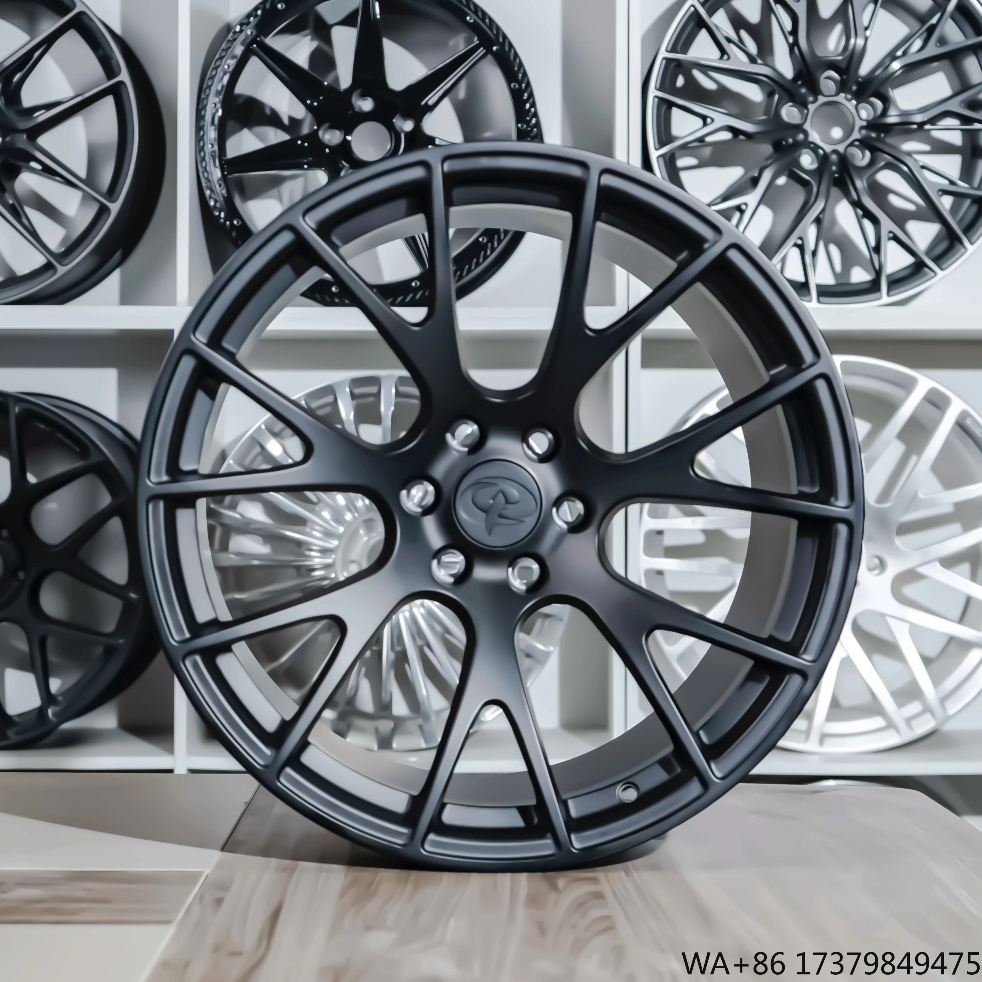 

PQ кованые 19-дюймовые 6*114,3 матовые замороженные черные легкосплавные кованые колеса для пассажирских автомобилей Gen2 Viper