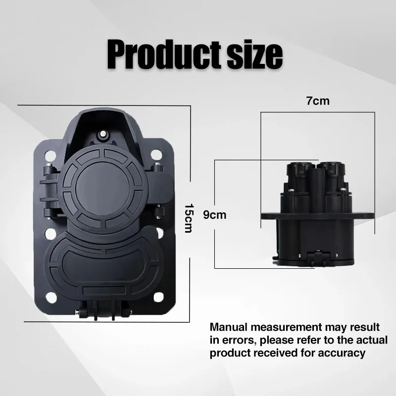 200A COMBO 1 CCS 1 SAE J1772 EV Charger Connector CCS1 socket EVSE DC Fast charging Type 1 SOCKET for Electric car accessories