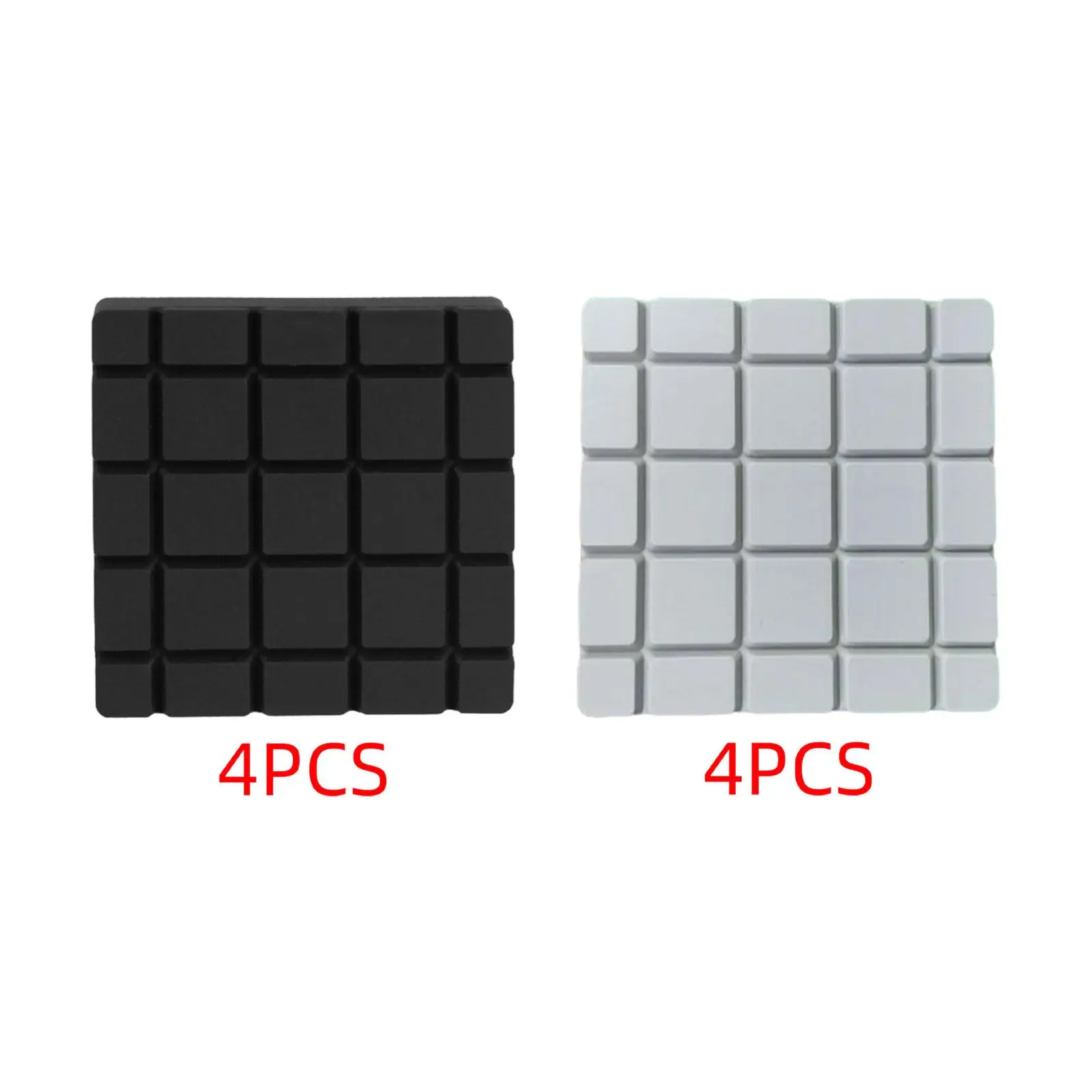 4Pcs Anti Vibration Pads for Washing Machine Foot Pads Anti Slip Square Rubber