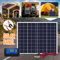 15W Portable Polycrystalline Solar Panel Charger for Outdoor Camp for Phones Charging Solar Battery Camping Power Supply USB