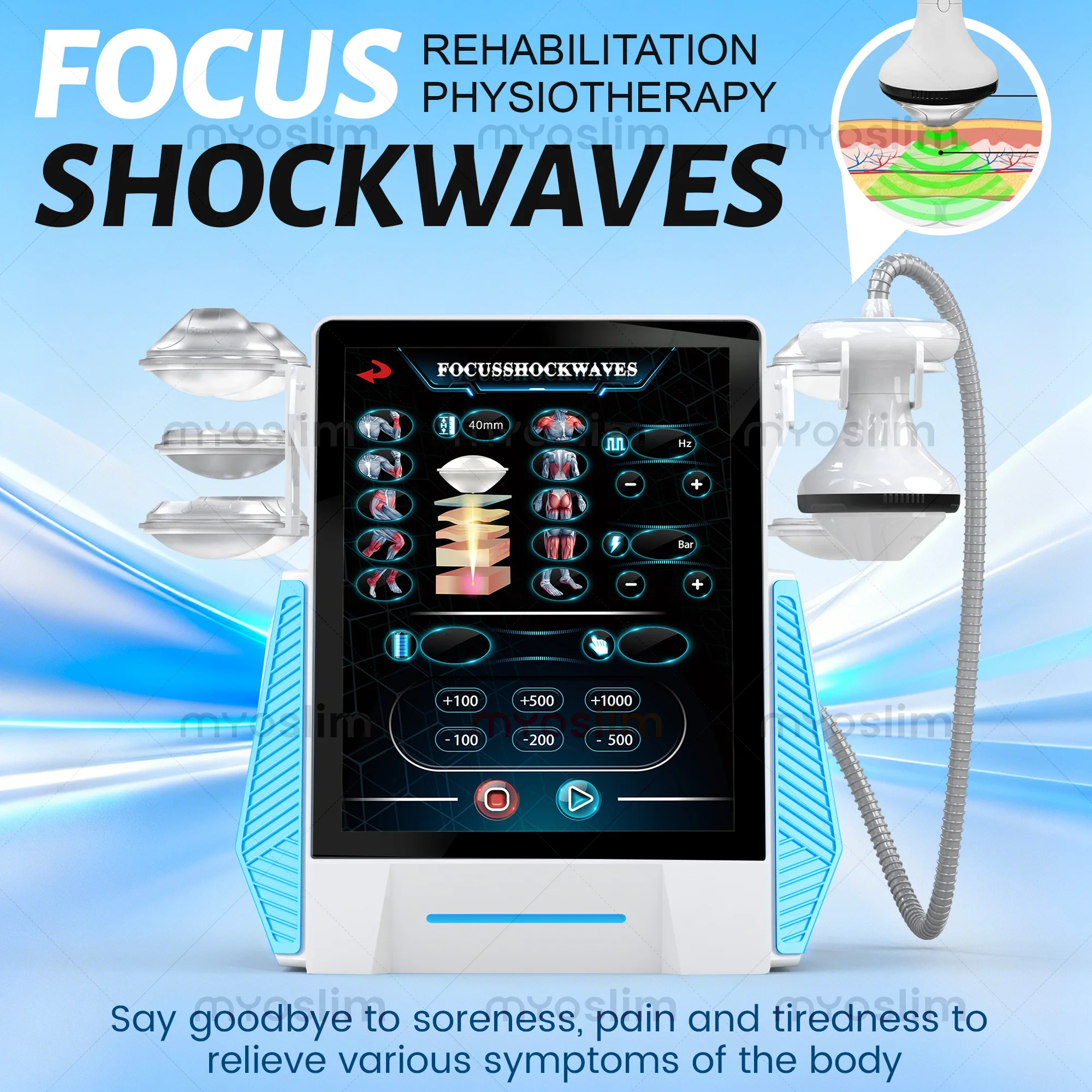 Themost effective pain treatment machinein PhysicalTherapy Equipments for Body Knee Back Pain Relief Injur Healing Rehabilitatio