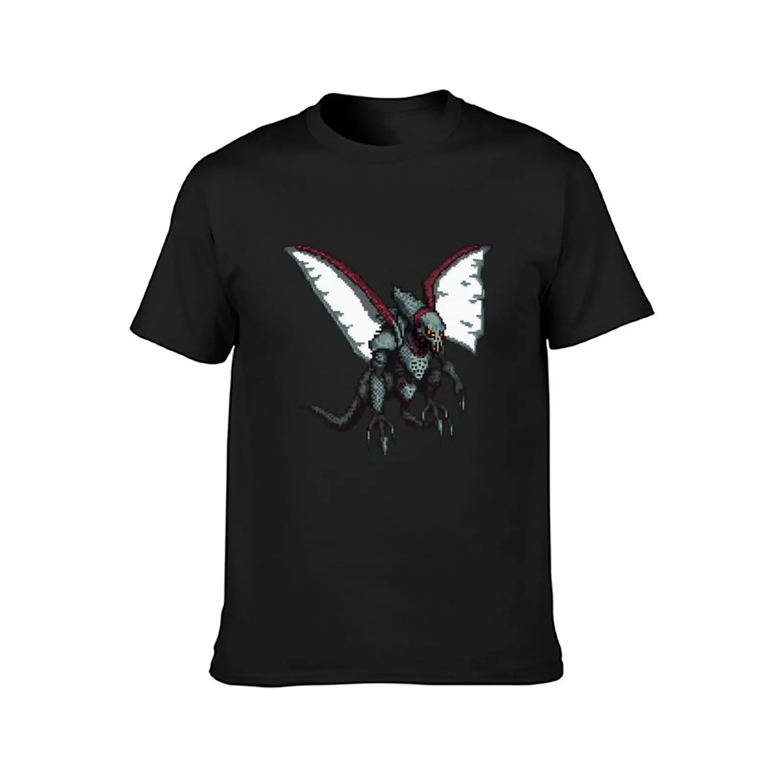 Moth Soldier T-Shirt oversized vintage T-shirt men