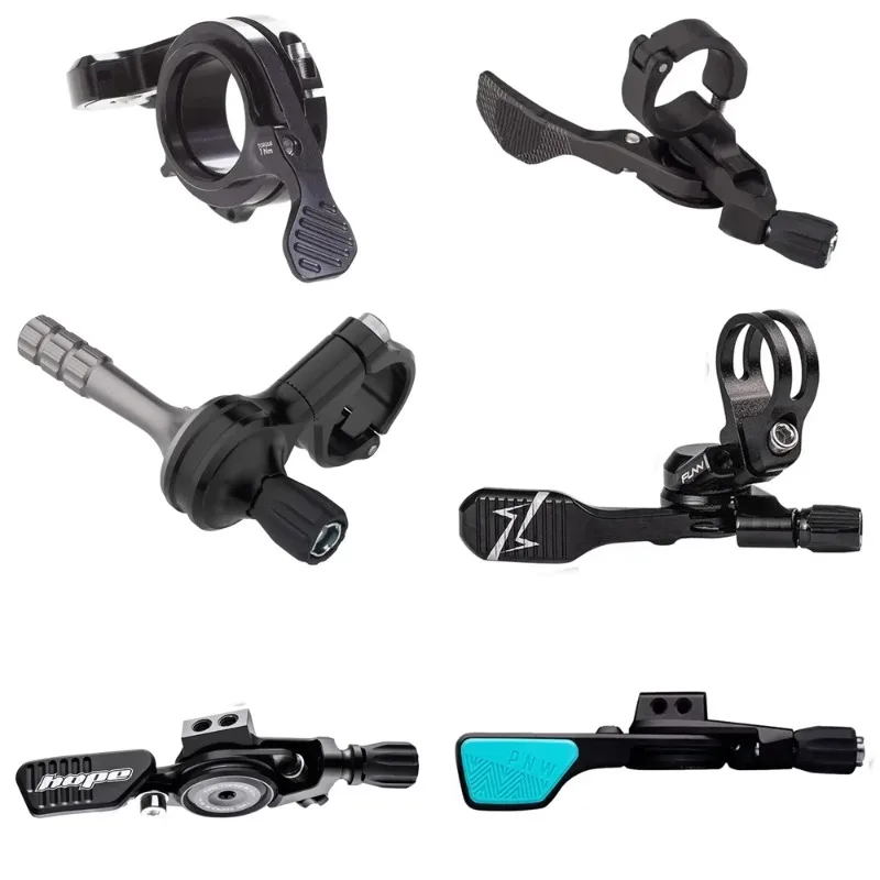 FUNN mountain bike lifting finger 4-way installation CNC remote control lever kit suitable for internal and external wiring