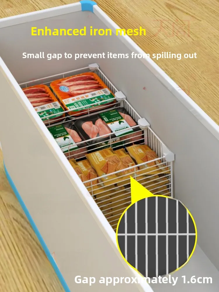 

Металлический органайзер для холодильника/морозильной камеры, разделитель-корзина для хранения для молодежи и людей среднего возраста BGMW90