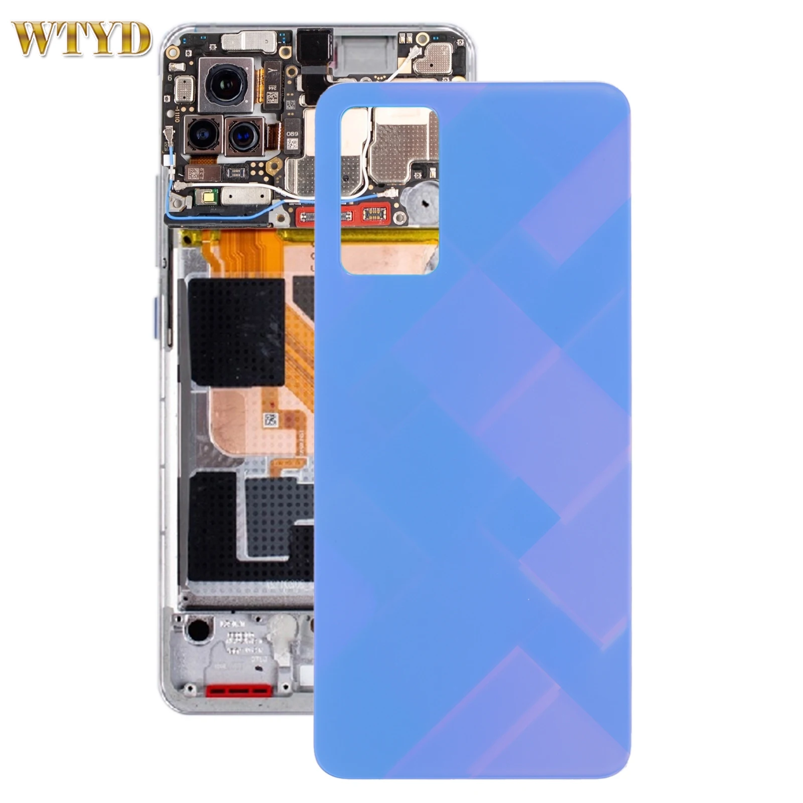 Glass Battery Back Cover replacement for vivo V21e / Y73 V2059 V2146 V2061 accessories