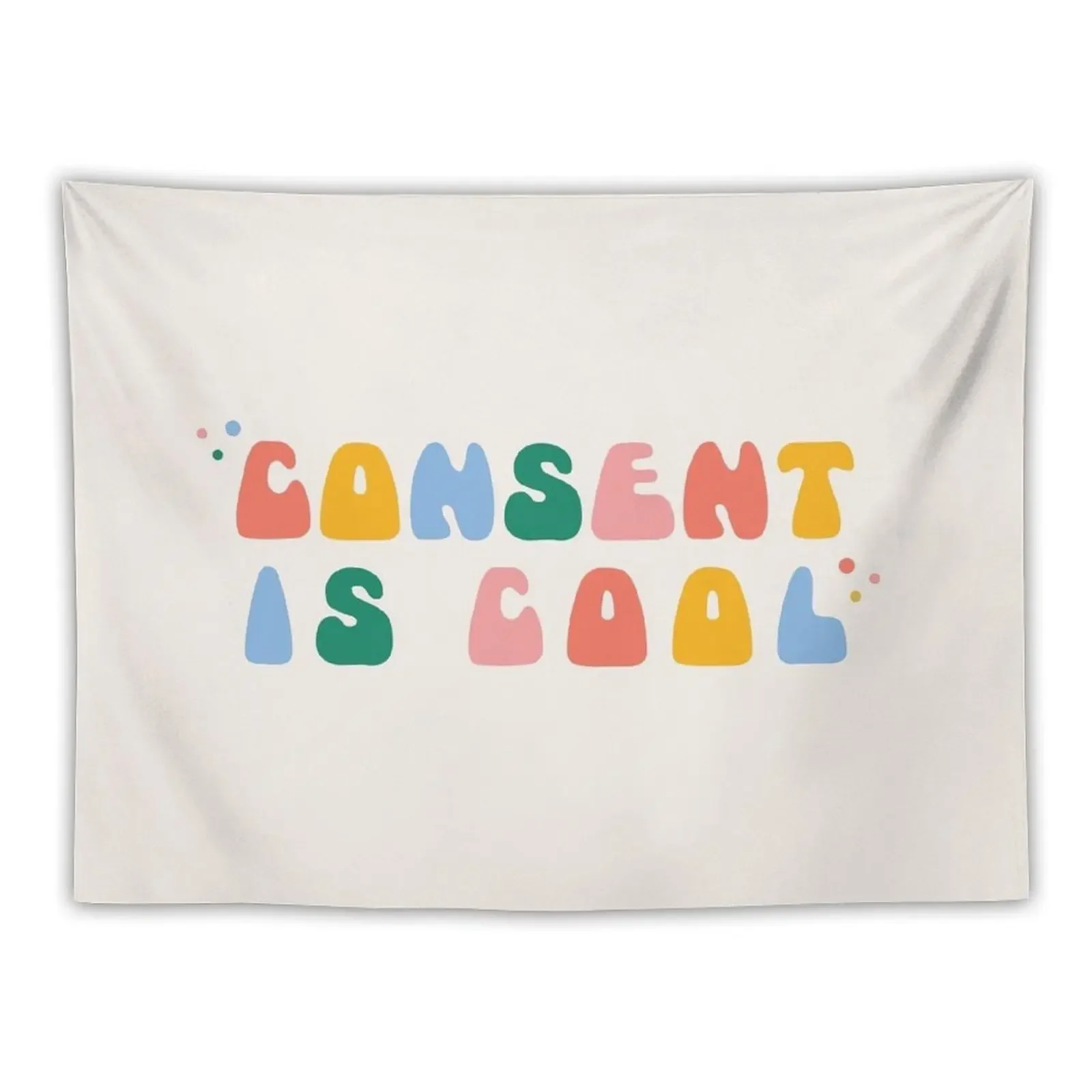 Consent Is Cool Tapestry Wall Hanging Decor Wall Decoration Items Tapestry