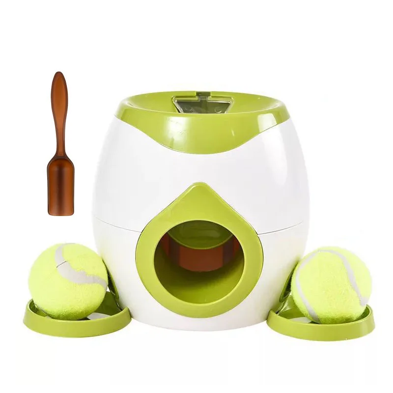 Dog Tennis Ball Food Reward Machine, Intelligent Automatic Feeder for Interactive Dog Training