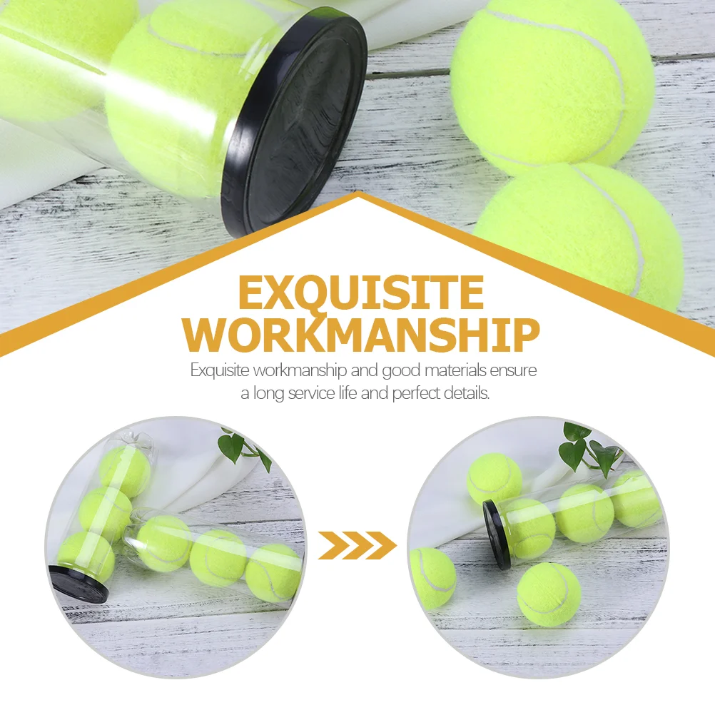 3 Pcs Tennis Ball Storage Machine Cylinder Balls Portable Bottle with Cover Man