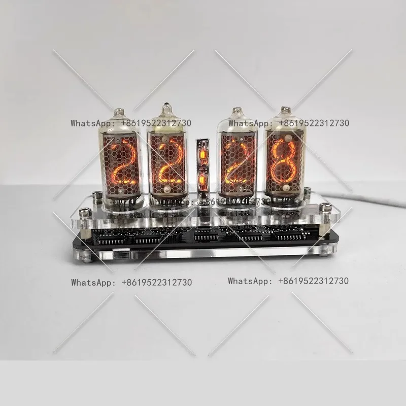 

4-битные часы с светящейся трубкой IN-8-2, часы Nixie IN-2