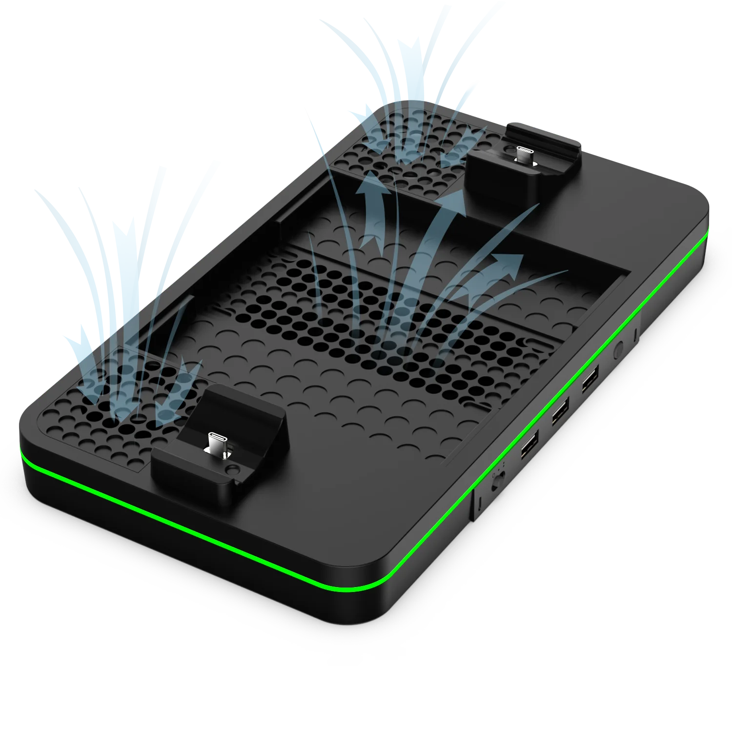 

2025 hot sale With 1100mAh Rechargeable Battery Pack Vertical Charging Station for Xbox Series X Console and S Console Cooling