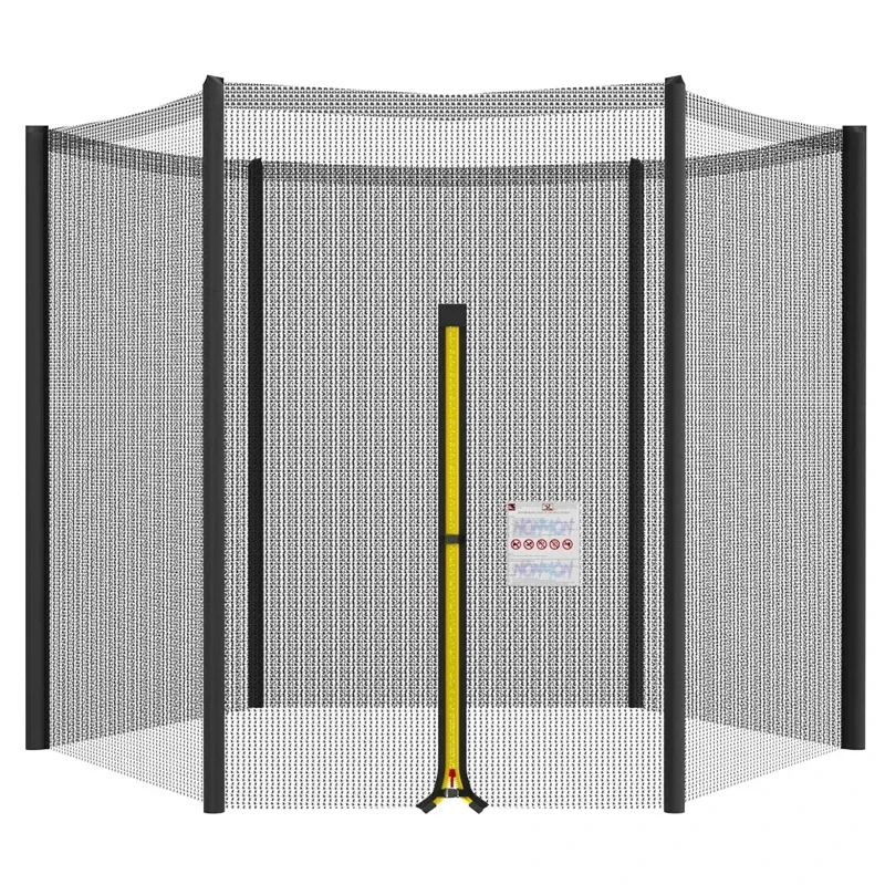 6/8/10/12Feet Trampoline Net Replacement Fence Enclosure Anti-fall Safety Mesh Netting Suit Jumping Pad Fitiness Protect Net