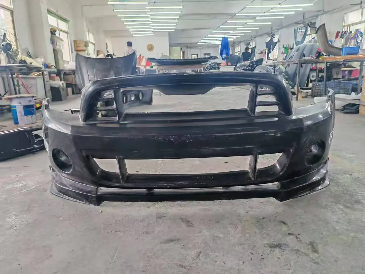 New 2005-2009 for Mustang GT500 Carbon Fiber Modified Bumper Rear Wing Body Kit with Screw-On Attachment Universal Fitment
