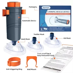 Dispositivo automático de primeiros socorros para cpr, dispositivo de asfixia para casa ao ar livre, equipamento de emergência para adultos e crianças