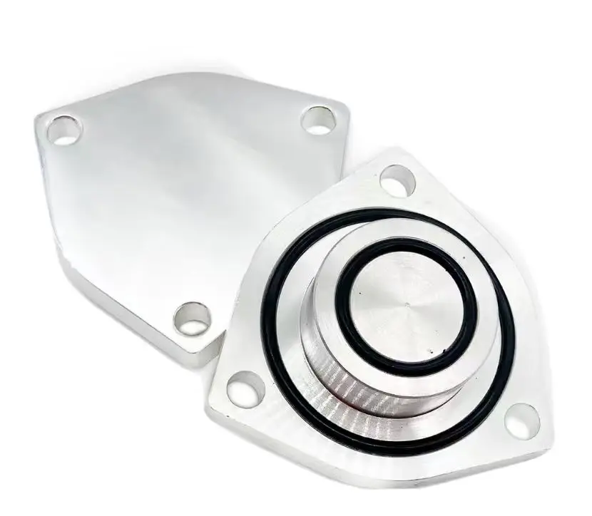 For Fiat Abarth / Alfa Romeo Garrett GT 1446 Turbo Recirculation Valve Block Off Plate ulation Valve Block Off Plate