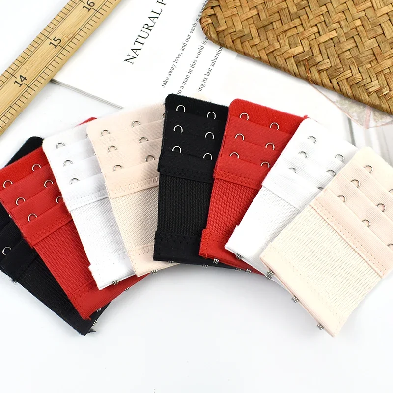 Фото 2/5/10 шт. Meetee крючок для бюстгальтера, удлинительный ремень, 2/3/4 ряда, крючки для нижнего белья, регулируемая пряжка сзади, корсетная лента, аксессуары для шитья своими руками