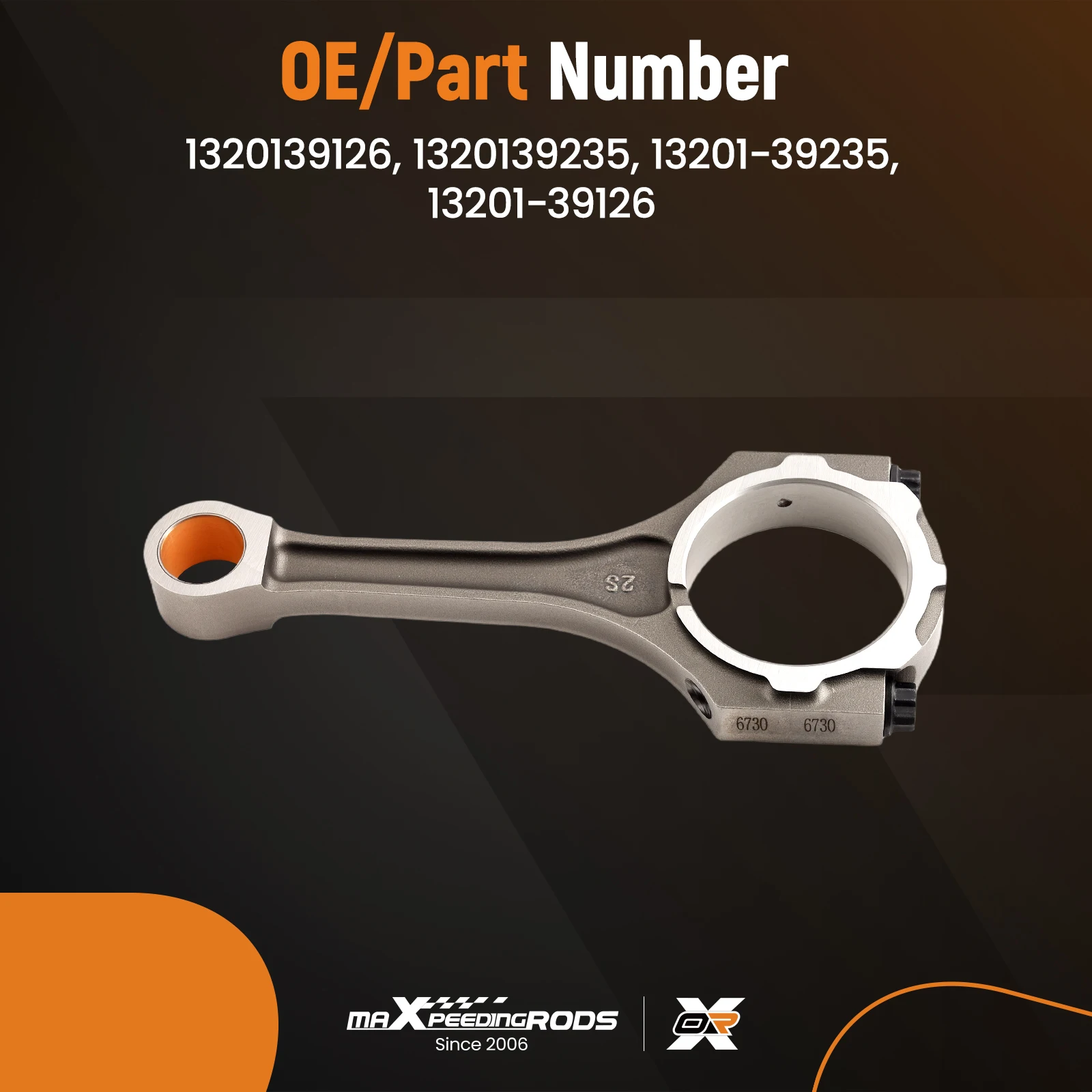 Connecting Rod 1PC for Toyota Tundra Tacoma 4.0L V6 05-09 13201-39126-A0