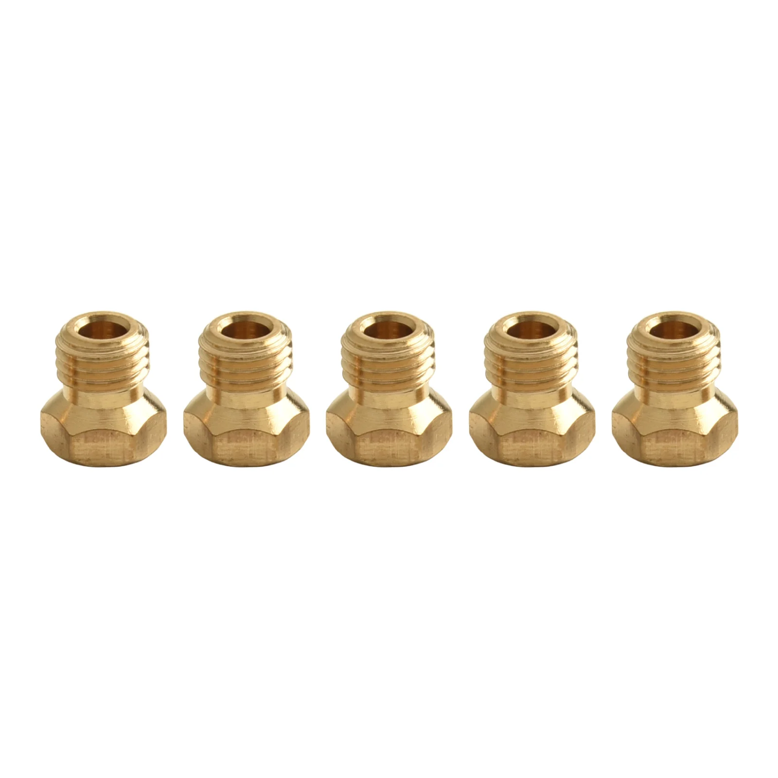 M6 Threaded Brass Injector Set Ten High Performance Thermal Nozzles Designed to Enhance Your Cooking Experience