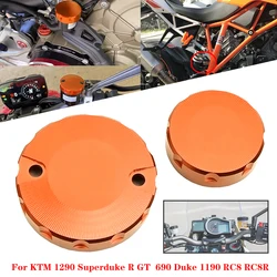 New For KTM 1290 Superduke R GT 690 Duke 1190 RC8 RC8R 2014-2021 Motorcycle Front Brake Clutch Rear Brake Fluid Reservoir Cover